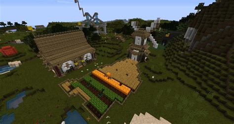 Medium Sized Survival Town Minecraft Map