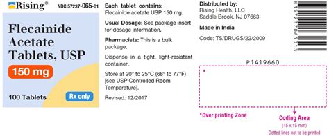 Flecainide - FDA prescribing information, side effects and uses