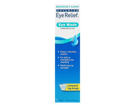 Bausch + Lomb Advanced Eye Relief Ophthalmic Solution, Eye Irrigating ...