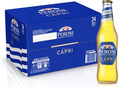 Peroni Nastro Azzurro Stile Capri Lager, Light Summer Beer, ABV 4.2% ...