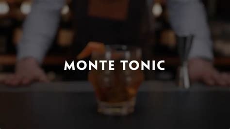 How to make: Monte & Tonic by Amaro Montenegro - YouTube