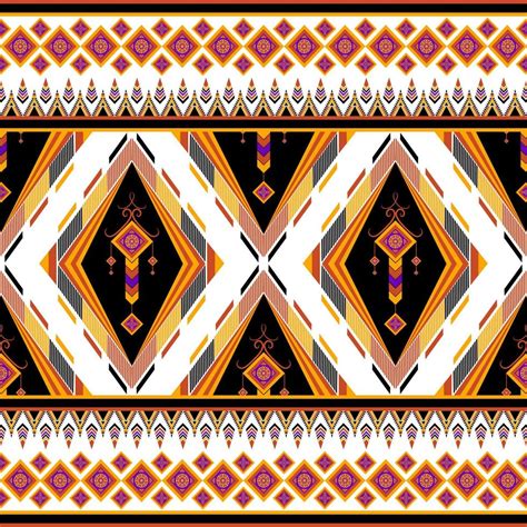 folk ethnic seamless pattern in folklore vector illustrator design for ...