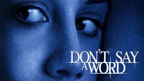 Don't Say a Word (2001) - Backdrops — The Movie Database (TMDb)