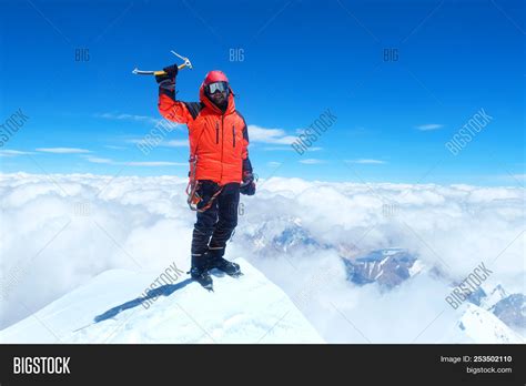 Climber Reaches Summit Image & Photo (Free Trial) | Bigstock