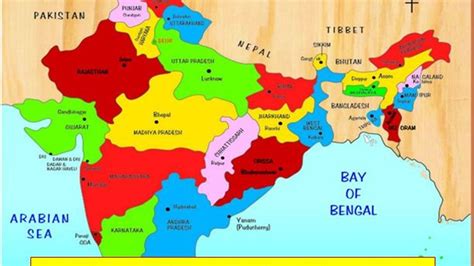 Top 10 Largest States of India in Terms of Area