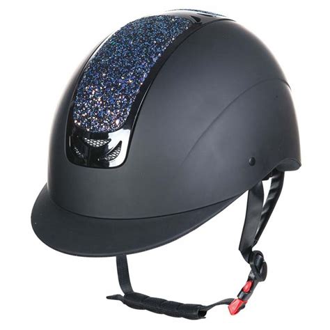 HORSE RIDING HELMET WITH FRONT GLITTER GLAMOR model - MySelleria