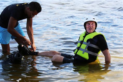 Bradley Walsh 'screaming' with terror when he came face to face with sharks in his new series ...