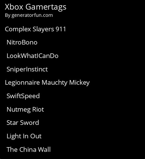 Xbox Gamertag Generator - Generate a Random Xbox Gamertag