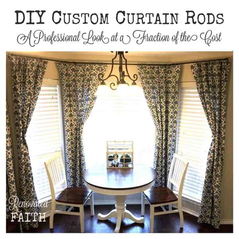 DIY Custom Curtain Rods - A Professional Look At A Fraction of the Cost