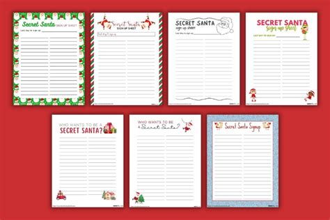 Secret Santa Wish List Printable: Get Organized for the Holidays!