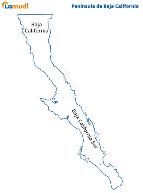 representación logo Travieso peninsula de california mapa Arcaico al ...