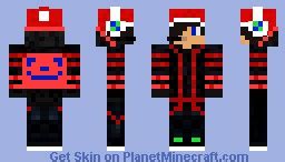 Headphones (christmas version) Minecraft Skin