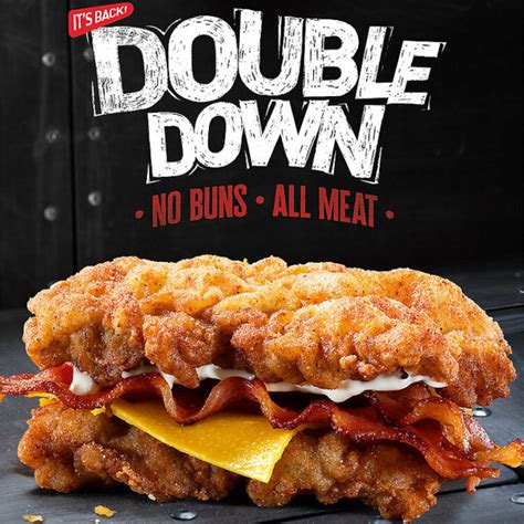 KFC Double Down Sandwich is BACK • The Burger Beast