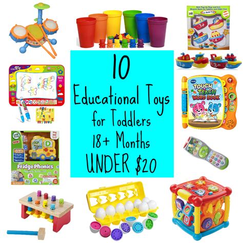 10 Educational Toys for Toddlers Under $20- STEM gifts