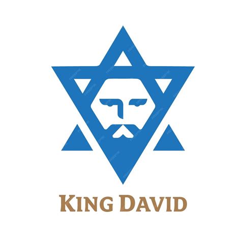 Premium Vector | King david new version symbol