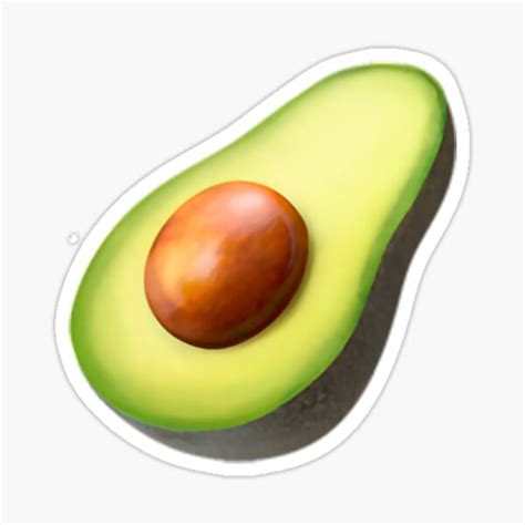 "Avocado Emoji" Sticker by aMemeStore | Redbubble