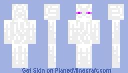 White Enderman Minecraft Skin