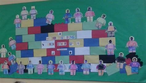 Building each other up! Bulletin Board | Classroom activities, Bulletin boards, Activities