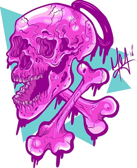 PINK SKULL on Behance | Pink skull, Skull wallpaper, Skull art