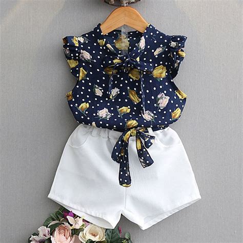 Melario Kids Girls Clothing Sets Dot Summer Baby Girls Clothes ...