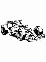 Formula 1 Car Coloring Page · Creative Fabrica sketch template