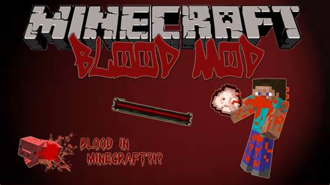 Minecraft: Mod Showcase | "Blood Mod" - YouTube