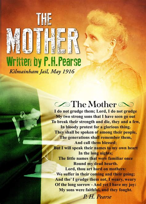 Buy Exclusive A4 - 'The Mother' Poem written by Patrick Pearse (Pádraig Anraí Mac Piarais) May ...