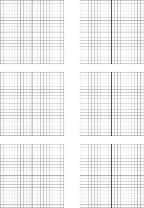 X-Y Axis Graph Paper Template Free Download