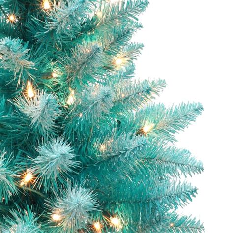 6 Pack: 4ft. Pre-Lit Fashion Teal Artificial Christmas Tree, Clear Lights | Christmas | Michaels