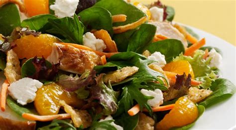 Dole Mandarin Orange Recipes | tossed chicken citrus delight | Spinach salad with chicken ...