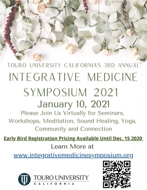 Integrative Medicine Symposium 2021 – Vallejo Arts & Entertainment