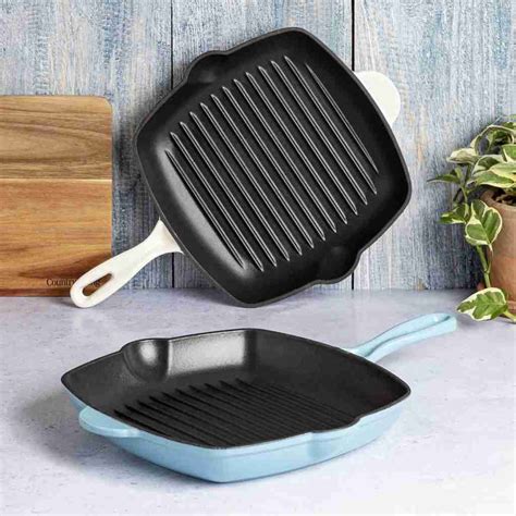 Country Living Enameled Cast Iron Grill Pan Review - MeMaws Southern ...