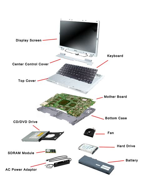 Basic Laptop Components