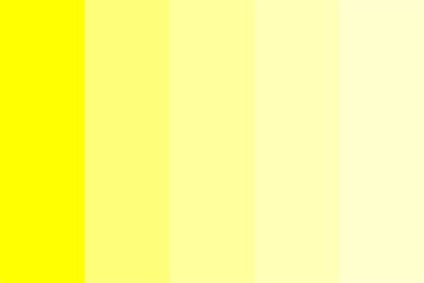 Neon Yellow Gradiant Color Palette