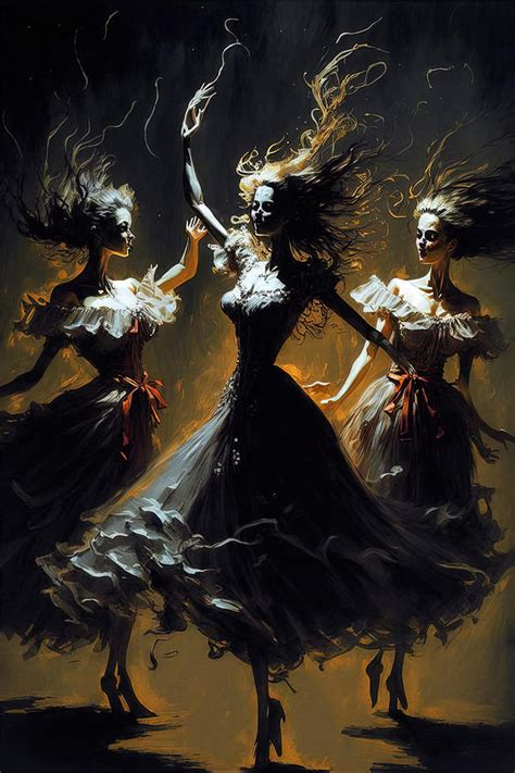 The Dance of the Witches, 02 Painting by AM FineArtPrints - Fine Art America