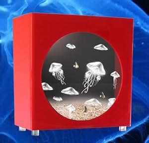 Amazon.com : RED ACRYLIC LIVE JELLYFISH CUBE TANK COLOR CHANGING LED ...