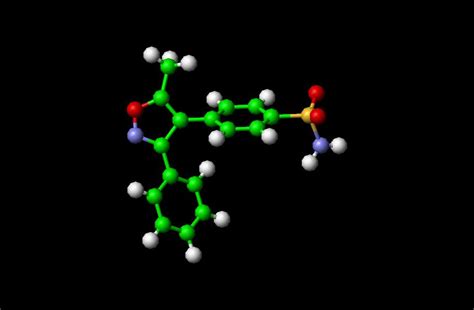 Bextra Molecular Structure -- Valdecoxib Molecule