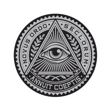 Printed vinyl Masonic Symbol Novus Ordo Seclorum Annuit Coeptis Symbol ...