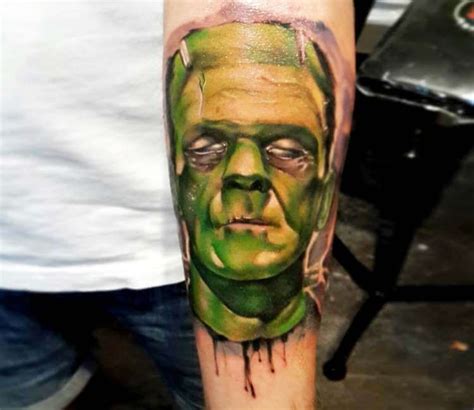 Frankenstein monster tattoo by Pablo Frias Tattoo | Photo 25354