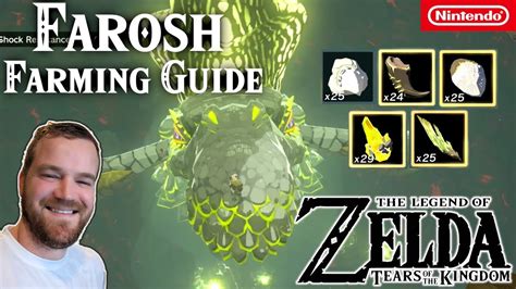 Farosh Farming Guide | Zelda Tears of the Kingdom - YouTube