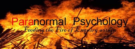 Paranormal Psychology