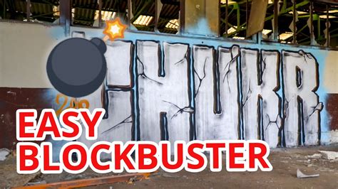 Blockbuster Graffiti Alphabet