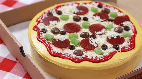 how to make pizza cake - YouTube