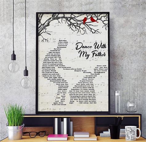 Luther Vandross Dance With My Father Lyrics Poster Luther | Etsy