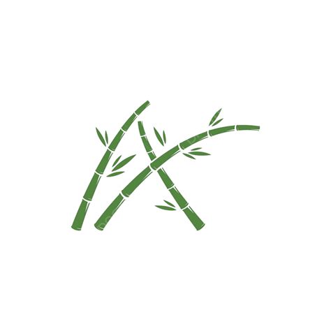 Bamboo Logo Alphabet Isolated Green Vector, Alphabet, Isolated, Green PNG and Vector with ...