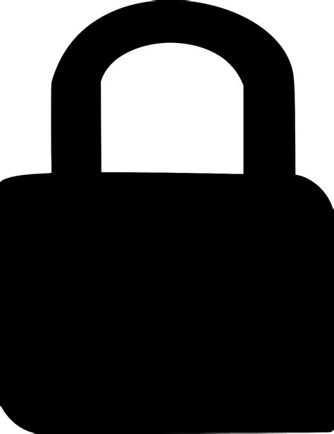SVG > lock security padlock - Free SVG Image & Icon. | SVG Silh