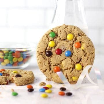 Healthy M&M Cookies | Green Smoothie Gourmet