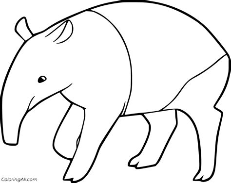 Tapir Coloring Pages (23 Free Printables) - ColoringAll