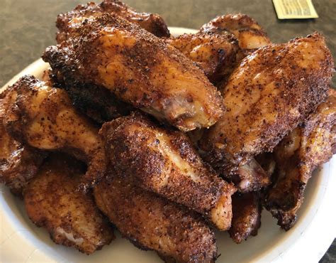 Pellet Smoked Dry Rub Chicken Wings Recipe - PelletSmoker.net | Recipe | Smoked food recipes ...