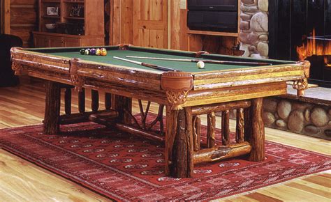 Rustic and Western Pool Tables and Game Tables